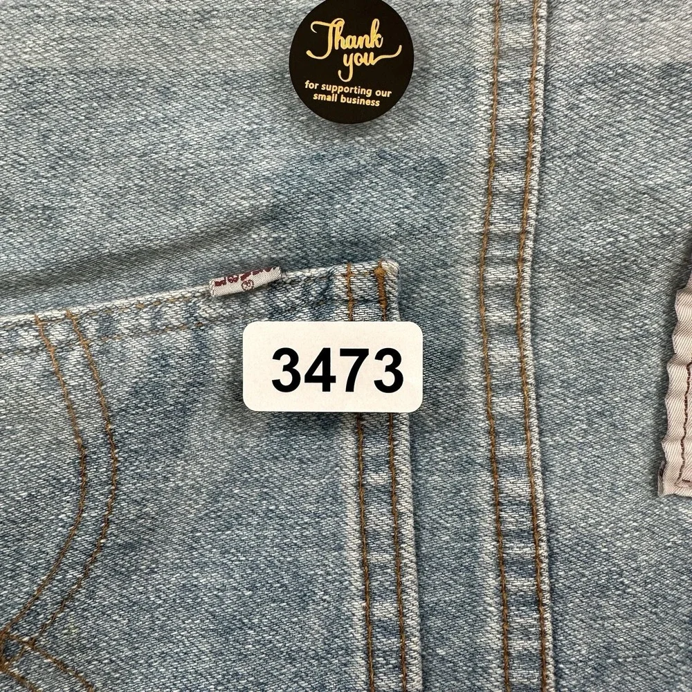 VTG Levi's Men's White Tab Denim Jeans 40x30 Light Wash Relaxed 80s 90s USA Made